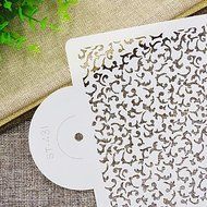 Y&amp;XL&amp;H Provencial Scroll Miniprint Cake Stencil, Cake Side Stencil, Stencil for Cake Decorating, Wall Decorating...