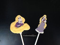 Princess Rapunzel Tangled Chocolate Candy Lollipop Mold