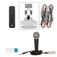 Acoustic Audio AAT1000 Tower 5.1 Home Speaker System with USB Bluetooth and Microphone