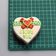 Y&amp;XL&amp;H LOVE Heart Chocolate Silicone Molds,Cake Molds,Soap Molds,Decoration Tools Bakeware N5