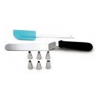 10-Pieces Pastry and Cake Decorating Kit Perfect for Decorating Cupcakes, Cakes, or Pastries - Includes 6 Frosting... N2