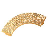 UNIQLED Filigree Artistic Bake Cake Paper Cups Little Vine Lace Laser Cut Liner Cupcake Wrappers Baking Cup Muffin... N11