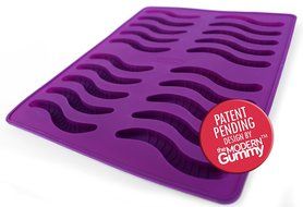 NEW PURE LFGB Grade Silicone Gummy Worm Mold by The Modern Gummy + Dropper + RECIPE PDF | No Plastic Fillers,... N2