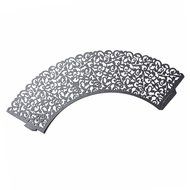 UNIQLED Filigree Artistic Bake Cake Paper Cups Little Vine Lace Laser Cut Liner Cupcake Wrappers Baking Cup Muffin... N15