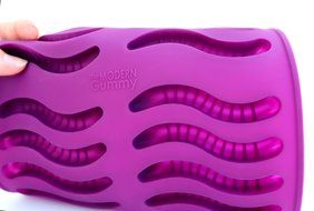 NEW PURE LFGB Grade Silicone Gummy Worm Mold by The Modern Gummy + Dropper + RECIPE PDF | No Plastic Fillers,... N5