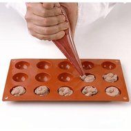 Silikomart MUL3D148 Silicone Sphere Mold with Transparent Top N7