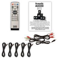 Acoustic Audio AA5171 Home Theater 5.1 Bluetooth Speaker System with FM and 5 Extension Cables