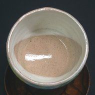 Kutani Yaki(ware) Japanese Yunomi Tea Cup Chrysanthemum N6