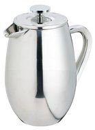 Cuisinox COF-PR10-L Double Walled French Press, 1 L, Silver