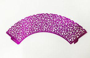 HUAL Cupcake Wrappers 50Filigree Artistic Bake Cake Paper Cups Little Vine Lace Laser Cut Liner Baking Cup Muffin... N7