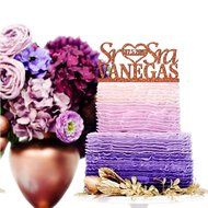 Sugar Yeti Made In USA Personalized Wedding Cake Topper Sr Heart Sra With Date #55 Gold Mirror N4