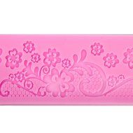 Fondant Cake Lace Sugar Craft Mat Cake Texture Molds Pink N5