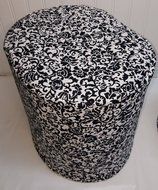 Black &amp; White Floral Damask Keurig 2.0 Brewing System Cover (Black) N5