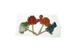 Bilipala 24pcs Dinosaur Cupcake Toppers Picks, Puffy Picks, Cake Decoration N7