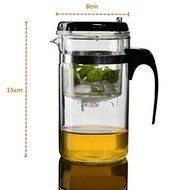UniversalD&reg; - Glass Gongfu Tea Maker Press Art Cup Teapot with Infuser 500ml N4