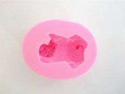 Wocuz W0338 Dog Shaped Cake Pop Decoration Mold Silicone Candy Fondant Chocolate Accessory Mould