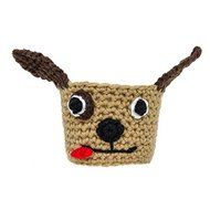 Animal Coffee Cozy Cup Sleeves (2 Pack: Monkey &amp; Pig) - 100% Cotton Knitted Handmade, Reusable, Easy To Clean,... N7