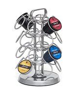 Lipper International 8560G Revolving Coffee Pod Carousel- 4 Tier, Gray N2