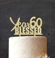 "50 Fabulous" Custom Wedding Anniversary, Birthday Cake Topper Personalized Rustic Woodn Cake Topper 7"-8" Inches... N31