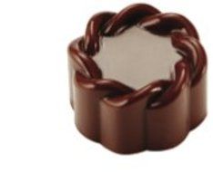 Chocolate Mold Braided Cylinder 28mm Dia x 17mm High, 21 Cavities