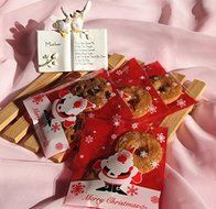 100 PCS Lovely Cute Bowknot OPP Self Adhesive Cookie Bakery Candy Biscuit Roasting Treat Gift DIY Plastic Bag... N29