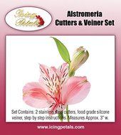 Alstroemeria Cutters &amp; Veiner Set/6 By Icing Petals