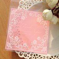 100 PCS Lovely Cute Bowknot OPP Self Adhesive Cookie Bakery Candy Biscuit Roasting Treat Gift DIY Plastic Bag... N31