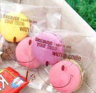 100 PCS Lovely Cute Bowknot OPP Self Adhesive Cookie Bakery Candy Biscuit Roasting Treat Gift DIY Plastic Bag... N34