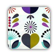 Generic Print With Orla Kiely 8 Made By Mdf Bumper Cup Mat N4