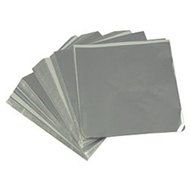 6 X 6" Silver Foil Candy Wrappers