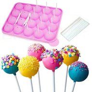 Silicone Cake Pop Set Baking Ice Tray Mold Party Cookware Pan Maker Non Stick N5