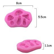 Children&#039;s ability to exercise, plasticine shape Office School Educational DIY Craft Silicone Fondant Mold Silicone... N27