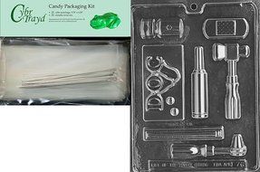 Cybrtrayd J076 Doctor&#039;s Kit Chocolate Candy Mold with Exclusive Cybrtrayd Copyrighted Chocolate Molding Instructions