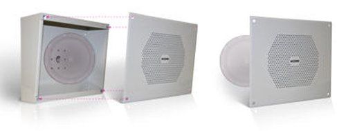 Valcom V-9852 Vandal Resistant Wall Speaker One Way Includes V-9807 Enclosure, 8-Inch