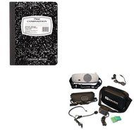 KITAPLS207MEA09910 - Value Kit - Amplivox BeltBlaster PRO Personal Waistband Amplifier (APLS207) and Mead Black...