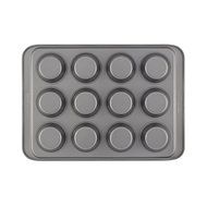 Cake Boss Professional Nonstick Bakeware 12-Cup Muffin Pan, Silver N4