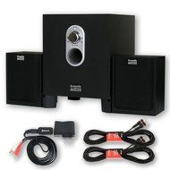 Acoustic Audio AA2101 Home 2.1 Speaker System with Bluetooth and 2 Extension Cables for Multimedia N2