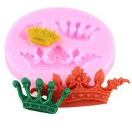 Mujiang Baking Molds Silicone Crown Fondant Mold Queen Candy Chocolate Molds For Sugar Craft Gum Pate Cake Decorating N12