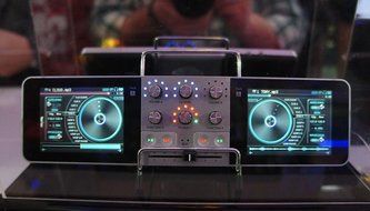 PDJ Portable Disc Jockey DJ Handheld Controller Mixer Turn table N4