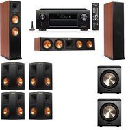Klipsch RP-280F Tower Speakers CH-PL-200-7.2-Denon AVR-X4100W