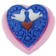 SHINA New Arrival Fondant Silicone Sugar Birds And Love Shaped Cake Craft Mold For Your Baby N2