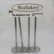 MiaBakery 4 Inch Cake Heating Core-Heating Core for Baking-Evenly Baked Cakes-Won&#039;t Rust-Set of 4 N3