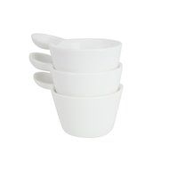 Zelancio White Ceramic Ramekin Dipping and Dessert Cups - Set of 3 N4