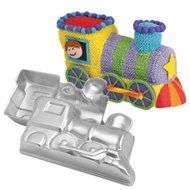 Wilton CHOO CHOO TRAIN 3D Cake Tin Baking Pan insert instructions thomas