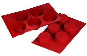 Fat Daddio's Silicone Bakeware, Muffin, 4.57-Ounce