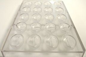 Martellato Polycarbonate Chocolate Mold, Cherry Cordial N33