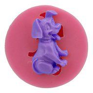 Let'S Diy Faithful Dog Silicone Mold Fondant Cake Decorating Tools Chocolate Sugar Craft Jelly Jello Moulds N3