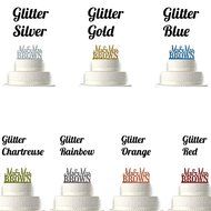 Sugar Yeti | Custom Personalized Mr &amp; Mrs Wedding Cake Topper With Your Last Name Acrylic Cake Topper for Special... N16