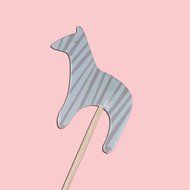 Skylove Set of 24 Pieces Cute Animals Giraffe Elephant Lion Zebra Dinosaurs Dessert Muffin Cupcake Toppers for... N8