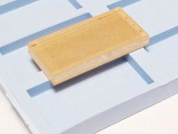 Reusable silicone mold 1 inch by 2 inch rectangle 16 cavity N3